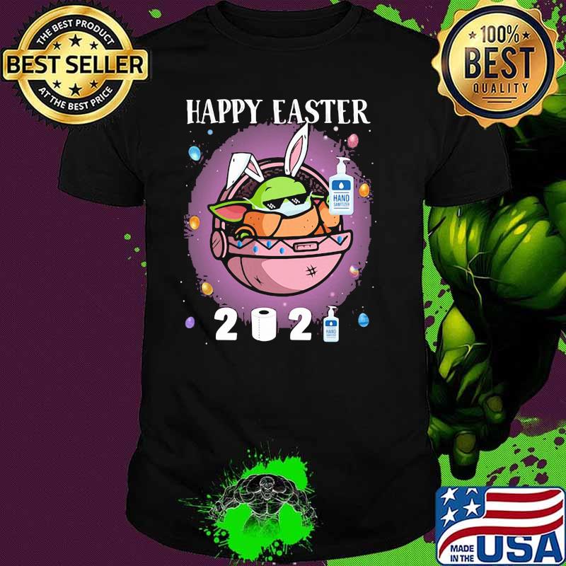Happy Easter 2021 Covid 19 Baby Yoda Shirt
