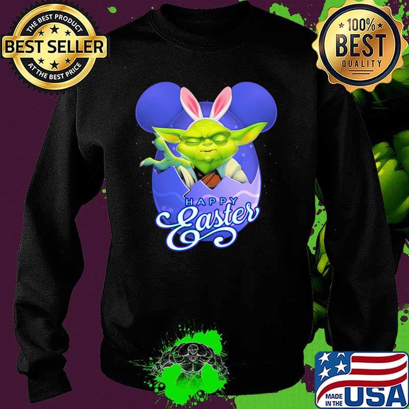 Happy Easter Day Baby Yoda Egg Disney Shirt Sweater Happy Easter Day Baby Yoda Egg Disney Shirt Sweater