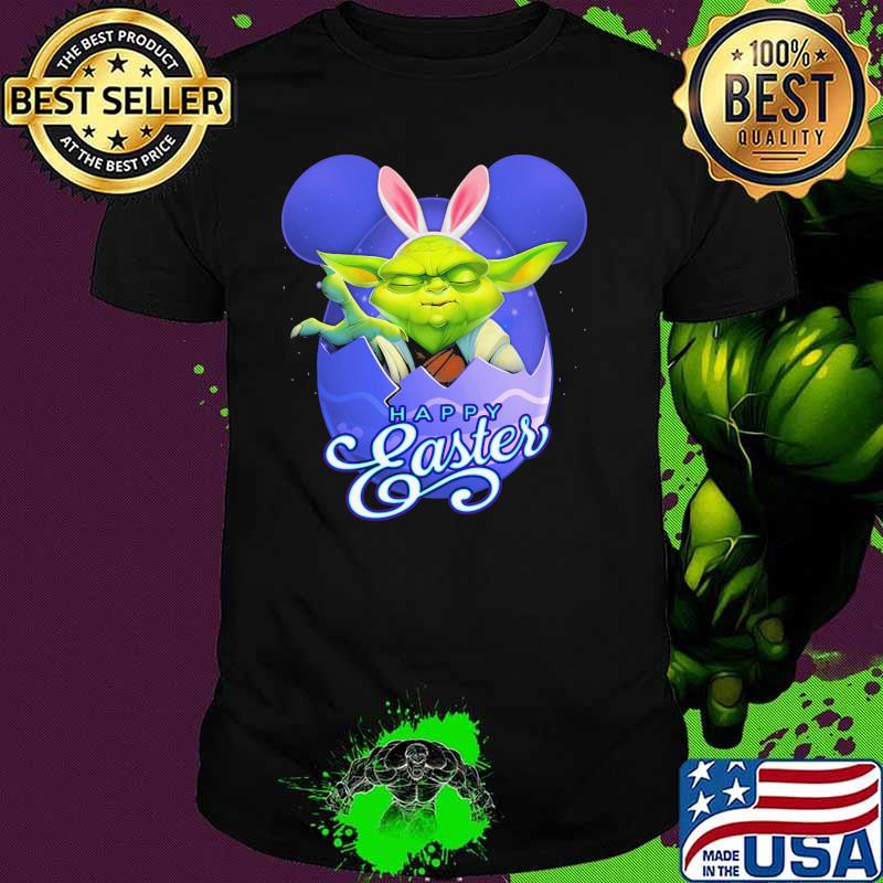 Happy Easter Day Baby Yoda Egg Disney Shirt