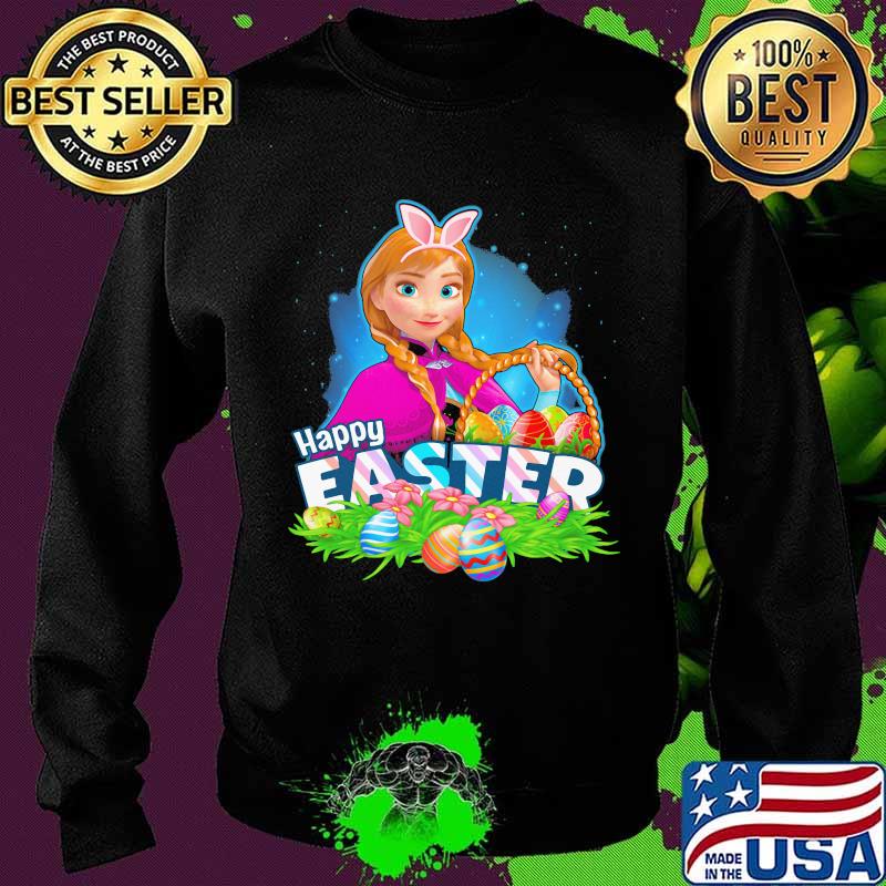 Happy Easter Day Egg Anna Ladies Disney Shirt Sweater Happy Easter Day Egg Anna Ladies Disney Shirt Sweater