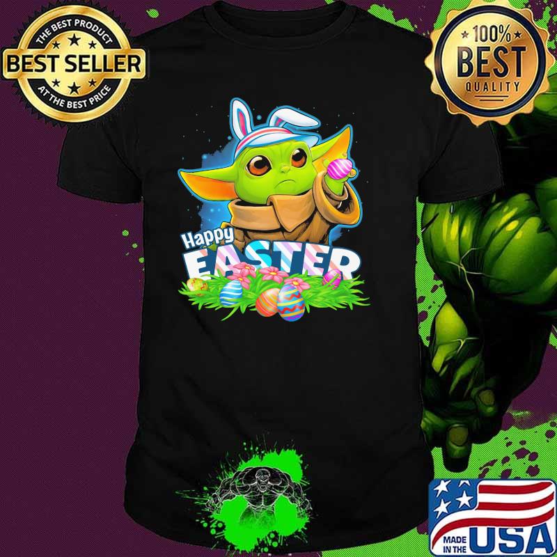 Happy Easter Day Egg Baby Yoda Star Wars Shirt