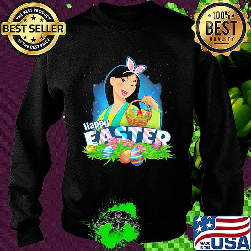 Happy Easter Day Egg Mulan Ladies Disney Shirt Sweater Happy Easter Day Egg Mulan Ladies Disney Shirt Sweater