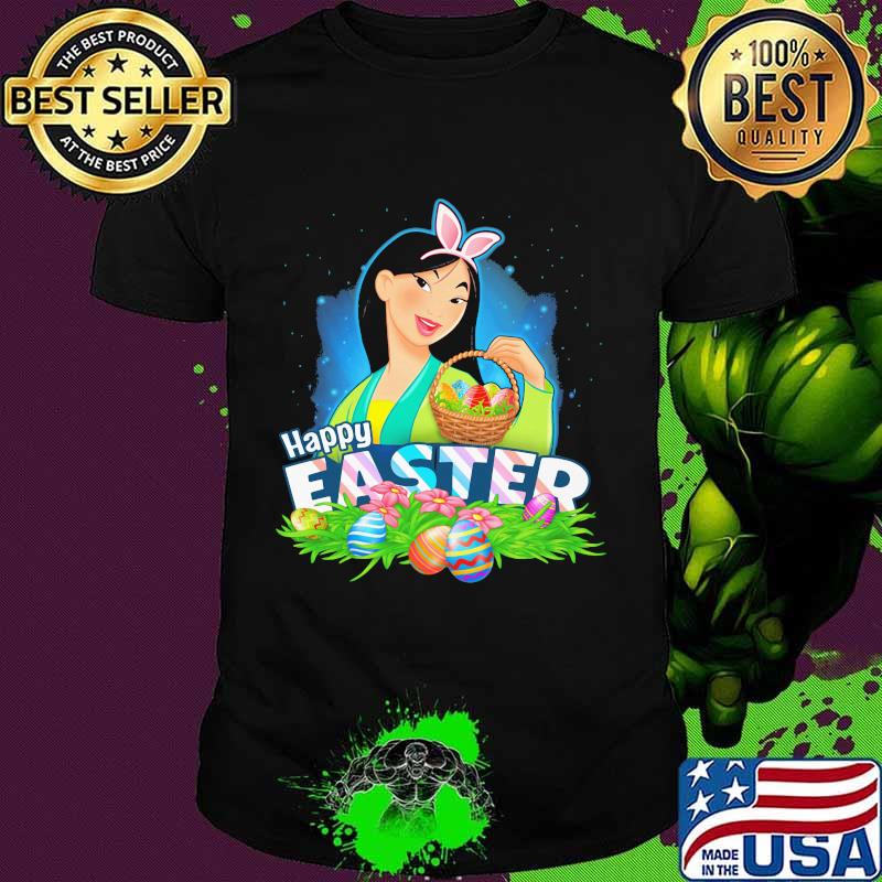 Happy Easter Day Egg Mulan Ladies Disney Shirt