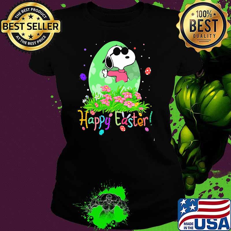 Happy Easter Egg Snoopy Shirt Ladies tee Happy Easter Egg Snoopy Shirt Ladies tee