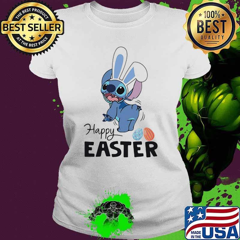 Happy Easter Stitch Shirt Ladies tee Happy Easter Stitch Shirt Ladies tee