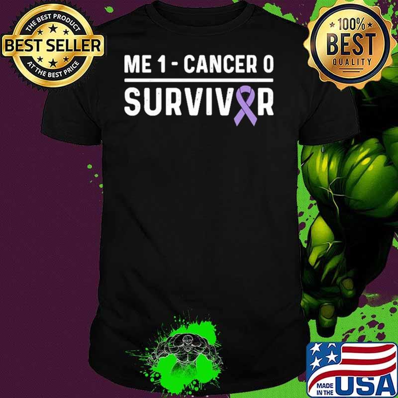 Hodgkin’s Lymphoma Awareness Products Purple Ribbon Survivor Shirt