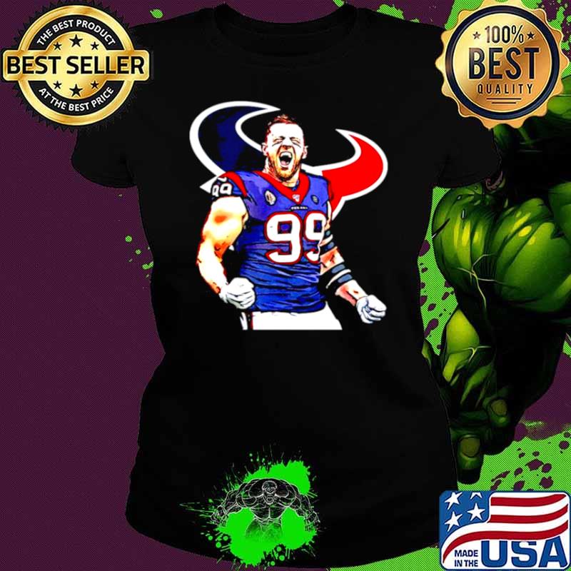 Houston Texans J. J. Watt Ladies tee Houston Texans J. J. Watt Ladies tee