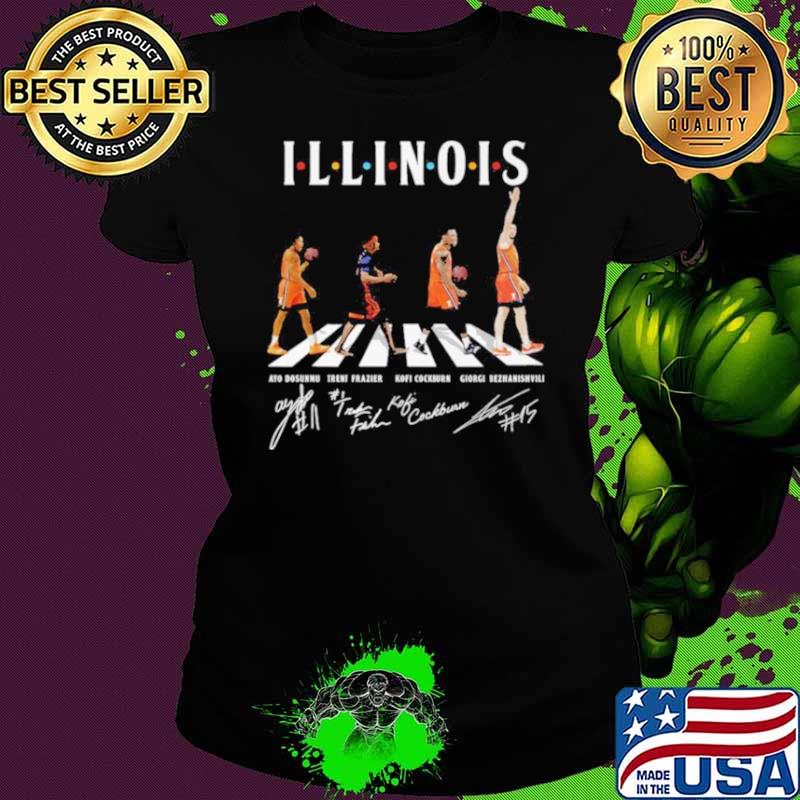 Illinois Abbey Road Signatures 2021 Shirt Ladies tee Illinois Abbey Road Signatures 2021 Shirt Ladies tee
