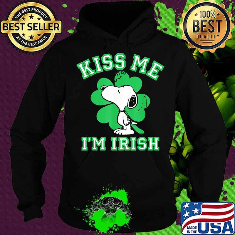 Kiss Me I’m Irish Smak Snoopy Patricks Day Shirt Hoodie Kiss Me I’m Irish Smak Snoopy Patricks Day Shirt Hoodie