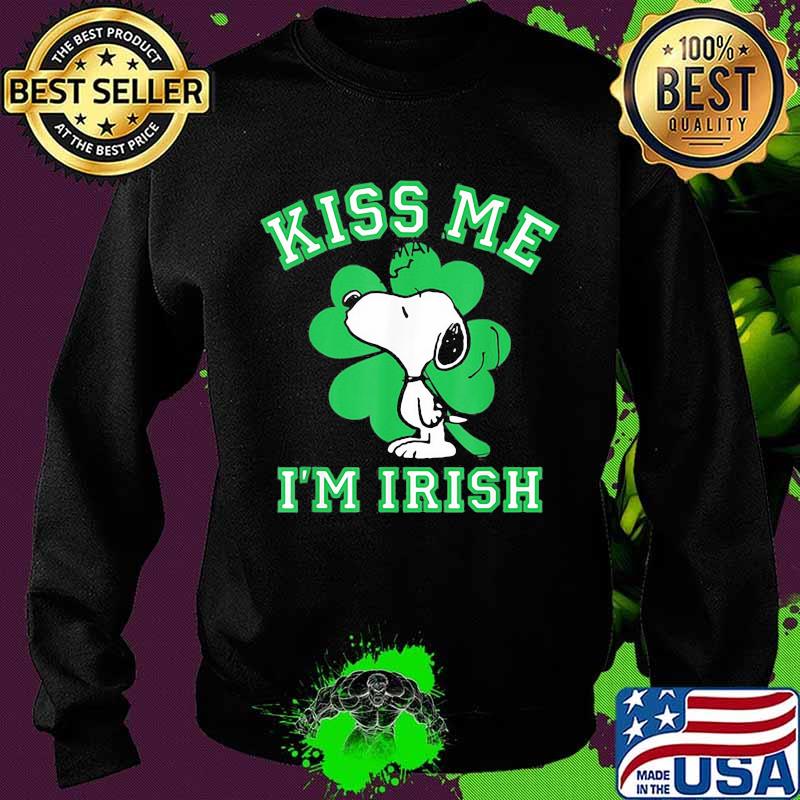 Kiss Me I’m Irish Smak Snoopy Patricks Day Shirt Sweater Kiss Me I’m Irish Smak Snoopy Patricks Day Shirt Sweater