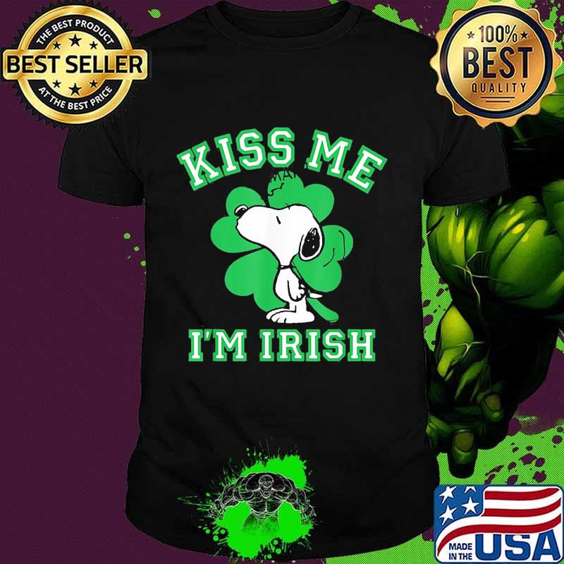 Kiss Me I’m Irish Smak Snoopy Patricks Day Shirt Kiss Me I’m Irish Smak Snoopy Patricks Day Shirt