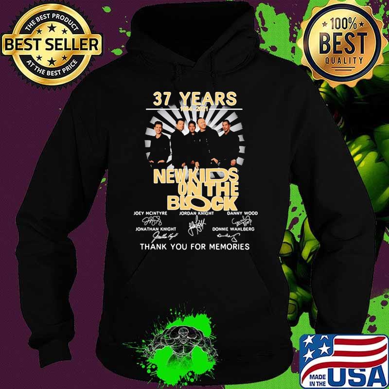 37 Years 1984 2021 New Kids On The Block Thank You For The Memories Signature Shirt Hoodie 37 Years 1984 2021 New Kids On The Block Thank You For The Memories Signature Shirt Hoodie