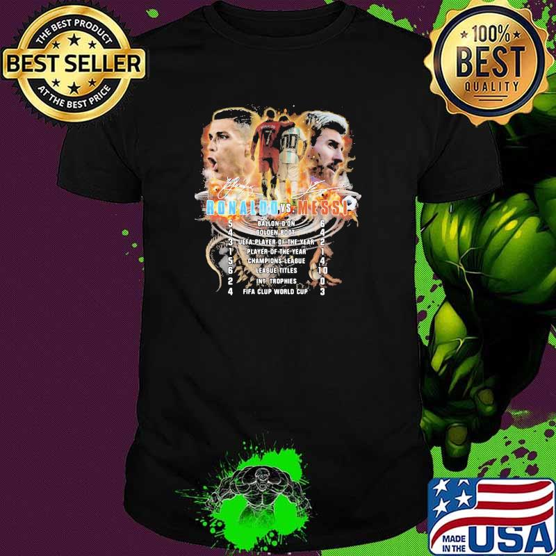 Legend Ronaldo Vs Messi Soccer Signature Shirt
