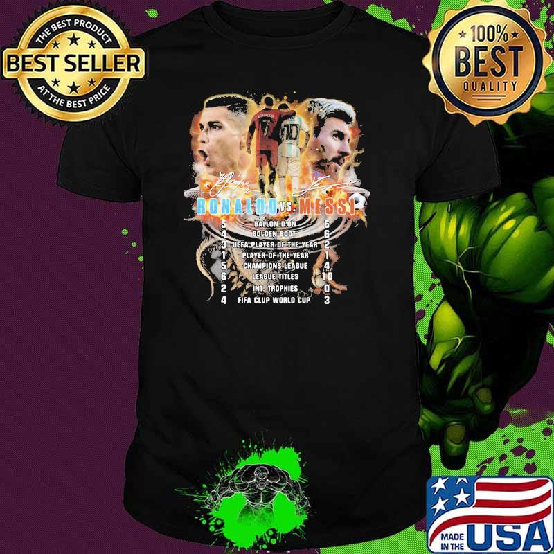 Legends Football Messi And Ronaldo Signature Shirt