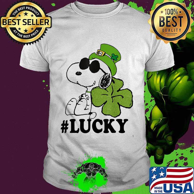 Lucky Irish Snoopy Patricks Day Shirt