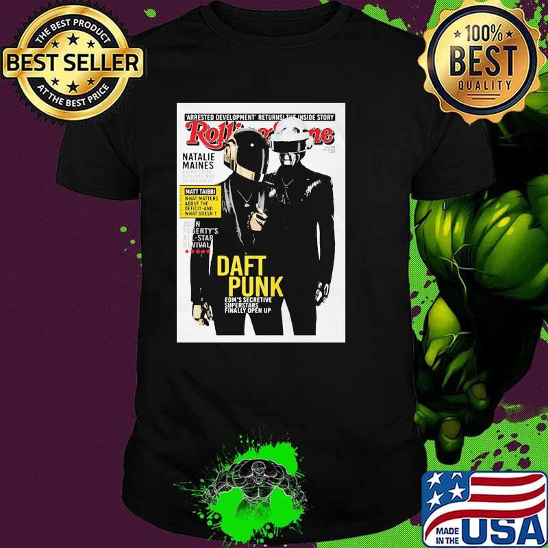 Magazine Daft Punk Rolling Stone Shirt