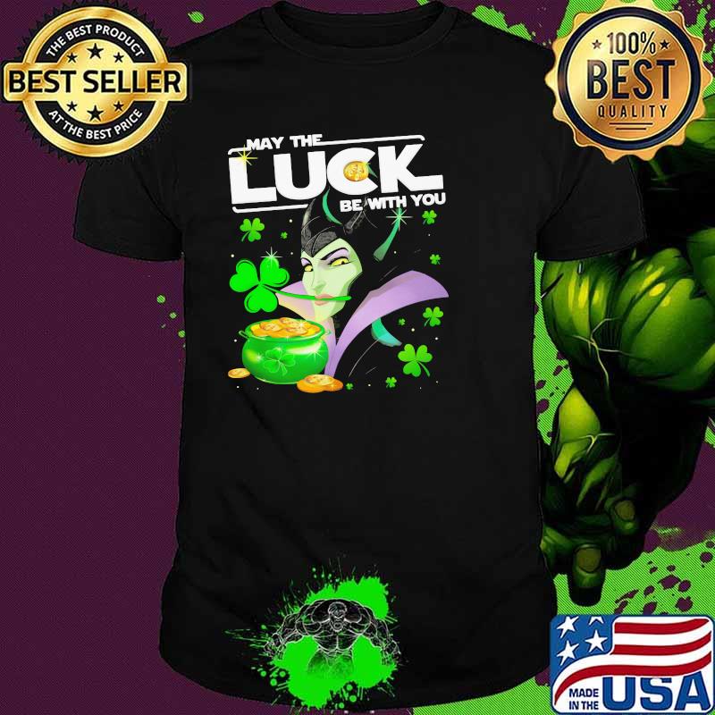 Maleficent May The Luck Be With You Patrick Day Shirt