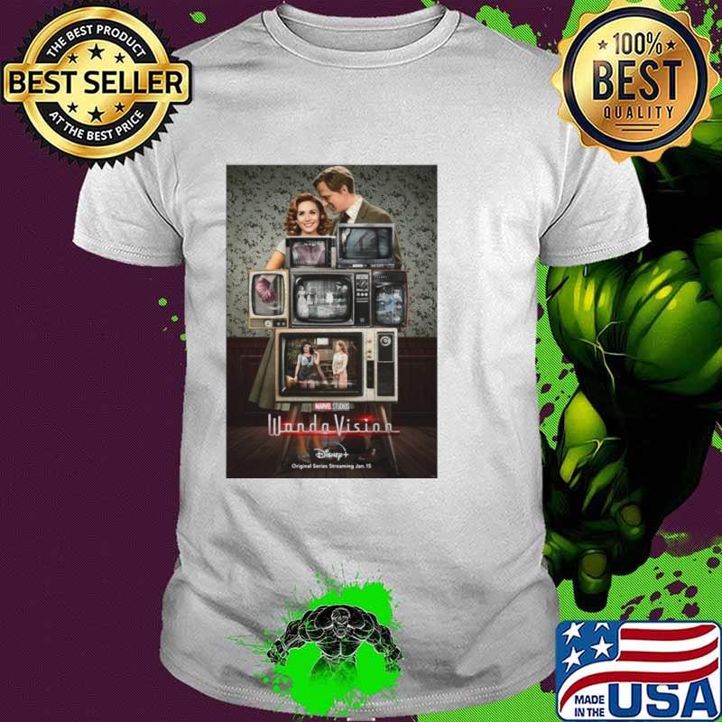 Marvel Wandavision Through The Years shirt