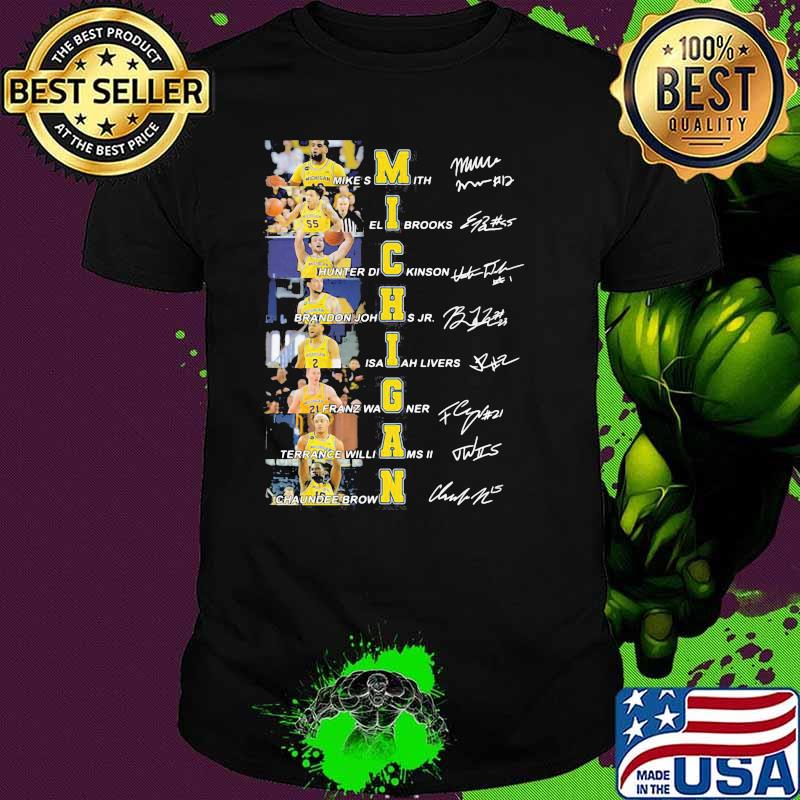 Name All Player Team Michigan Signature Shirt