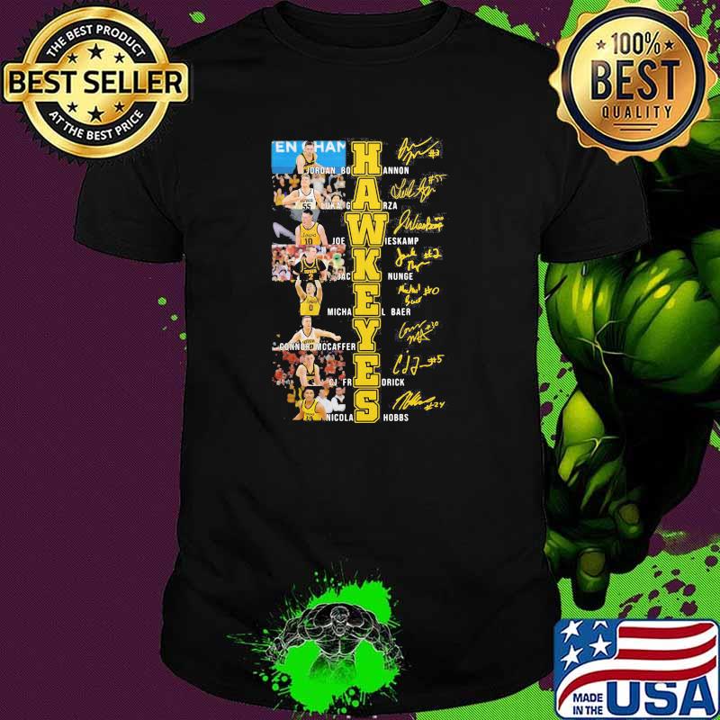 Name And Signature Player Team Hawkeyes Shirt