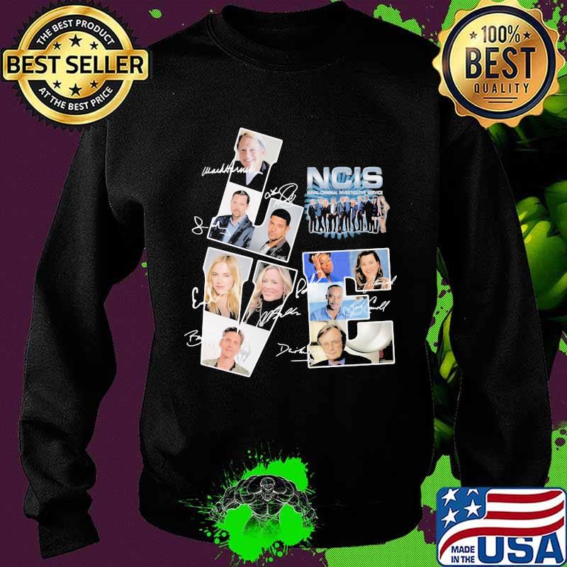 NCIS Naval Crimal Investigative Love Signature Shirt Sweater NCIS Naval Crimal Investigative Love Signature Shirt Sweater