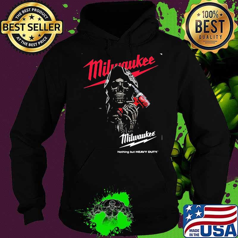 Nothing But Heavy Duty Punisher With Logo Milwaukee Shirt Hoodie Nothing But Heavy Duty Punisher With Logo Milwaukee Shirt Hoodie