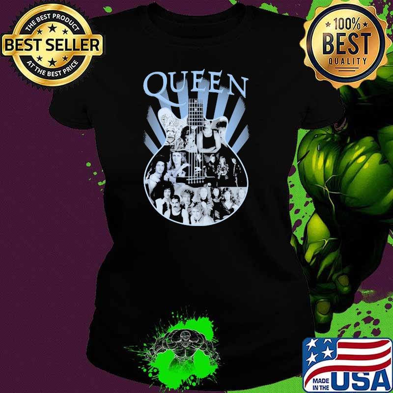 Official Queen Band Music Guitar Shirt Ladies tee Official Queen Band Music Guitar Shirt Ladies tee