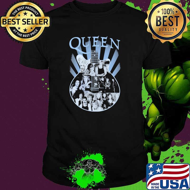 Official Queen Band Music Guitar Shirt Official Queen Band Music Guitar Shirt
