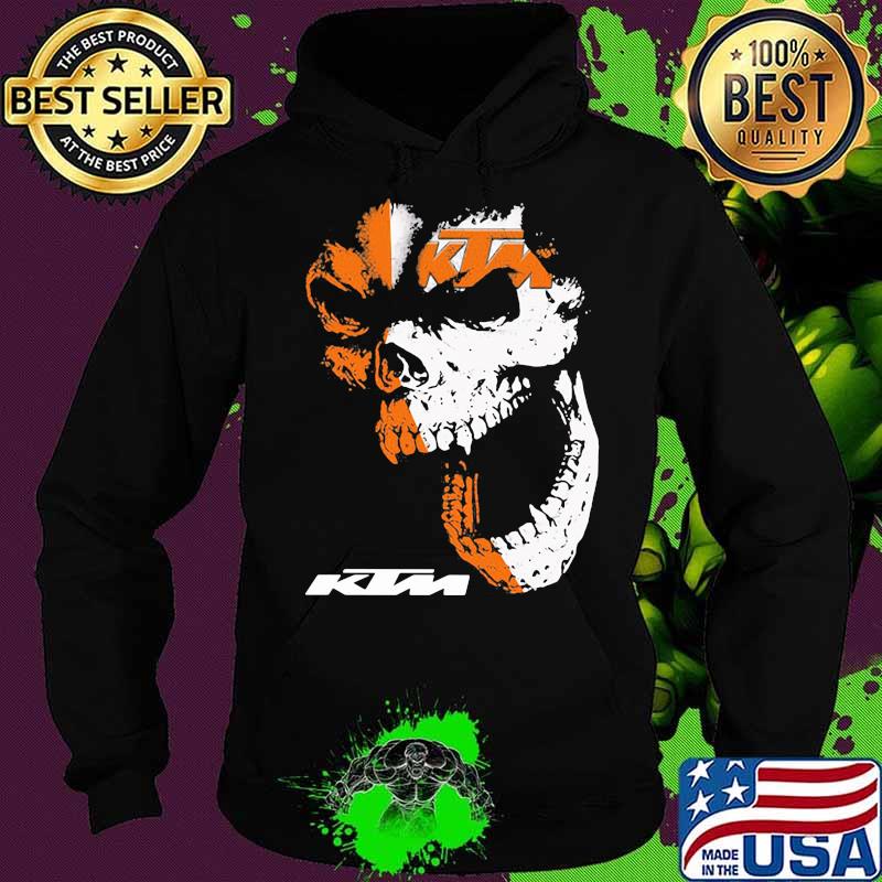Official Skull With Logo Ktm Shirt Hoodie Official Skull With Logo Ktm Shirt Hoodie