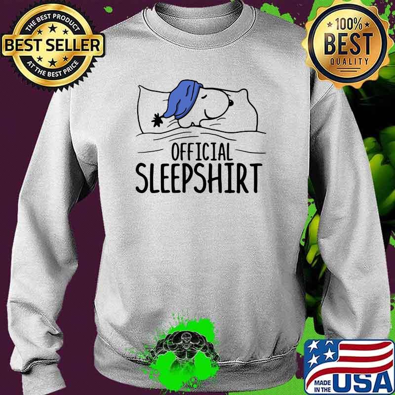 Official Sleep Snoopy Shirt Sweater Official Sleep Snoopy Shirt Sweater