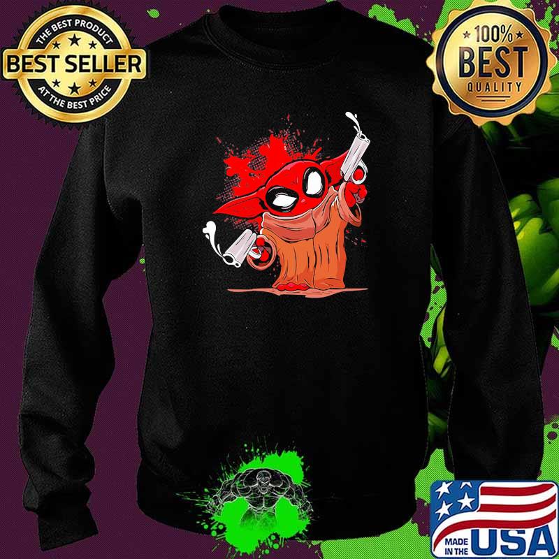 Pew Pew Baby Yoda Gun Shirt Sweater Pew Pew Baby Yoda Gun Shirt Sweater
