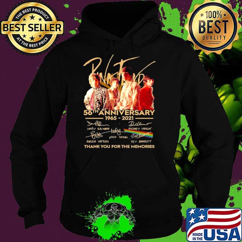 Pink Floyd 56th Anniversary 1965 2021 Signatures Thank You For The Memories Shirt Hoodie Pink Floyd 56th Anniversary 1965 2021 Signatures Thank You For The Memories Shirt Hoodie
