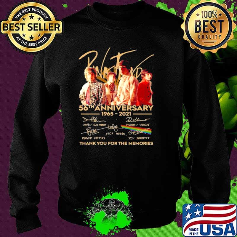 Pink Floyd 56th Anniversary 1965 2021 Signatures Thank You For The Memories Shirt Sweater Pink Floyd 56th Anniversary 1965 2021 Signatures Thank You For The Memories Shirt Sweater