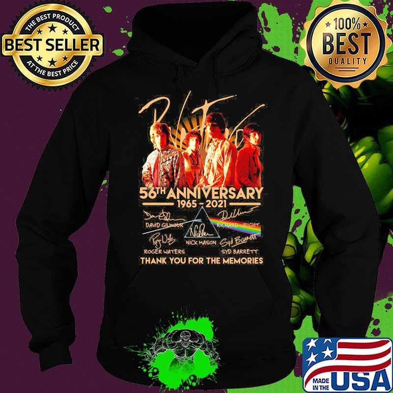 Pink Floyd 56th Anniversary 1965 2021 Thank You For The Memories Signatures Shirt Hoodie Pink Floyd 56th Anniversary 1965 2021 Thank You For The Memories Signatures Shirt Hoodie