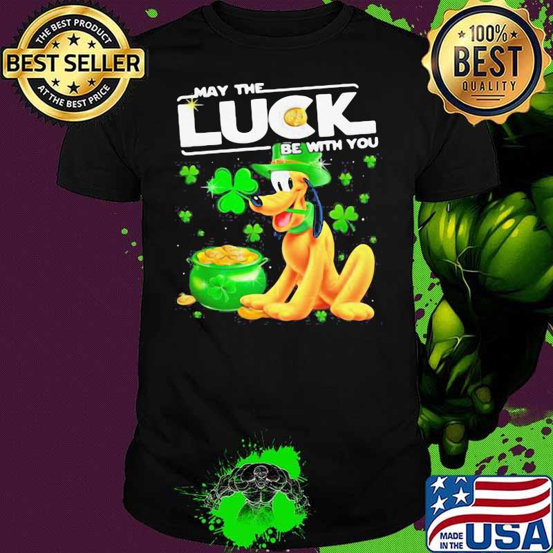 Premium Dog Pluto May The Luck Be With You St Patricks Day Shirt