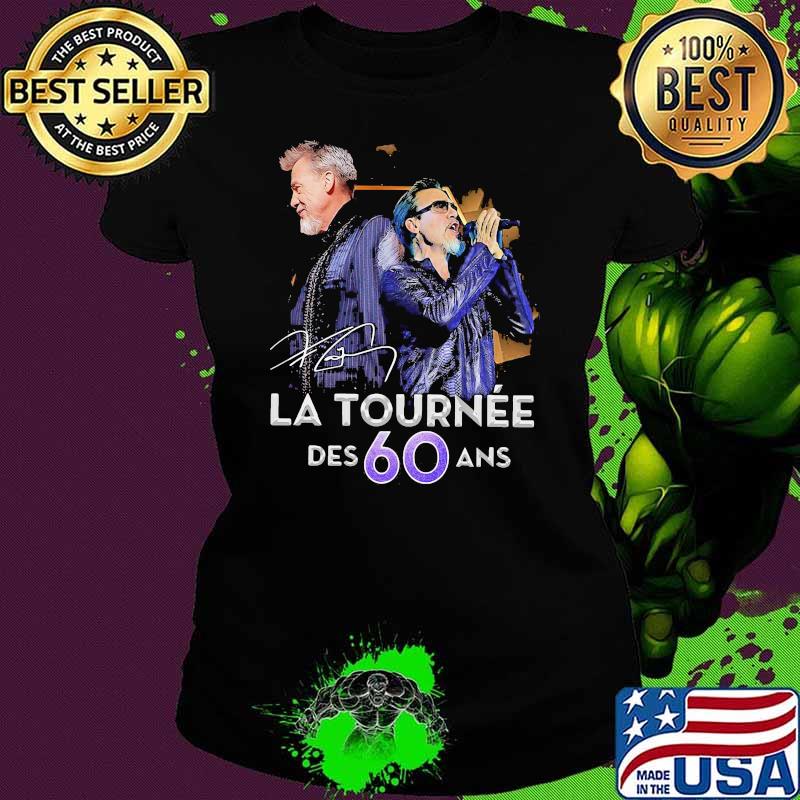 Premium La Tournee Des 60 And Signature Shirt Ladies tee Premium La Tournee Des 60 And Signature Shirt Ladies tee