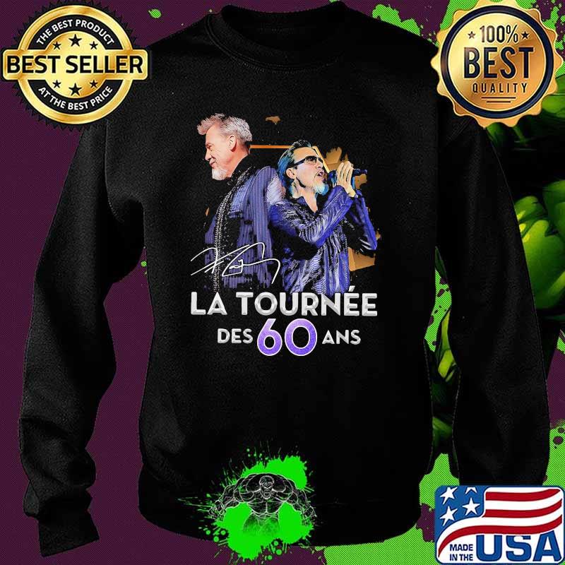 Premium La Tournee Des 60 And Signature Shirt Sweater Premium La Tournee Des 60 And Signature Shirt Sweater
