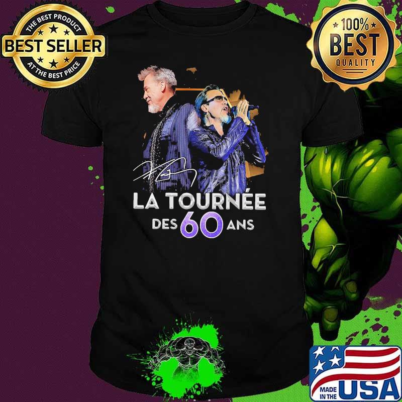 Premium La Tournee Des 60 And Signature Shirt