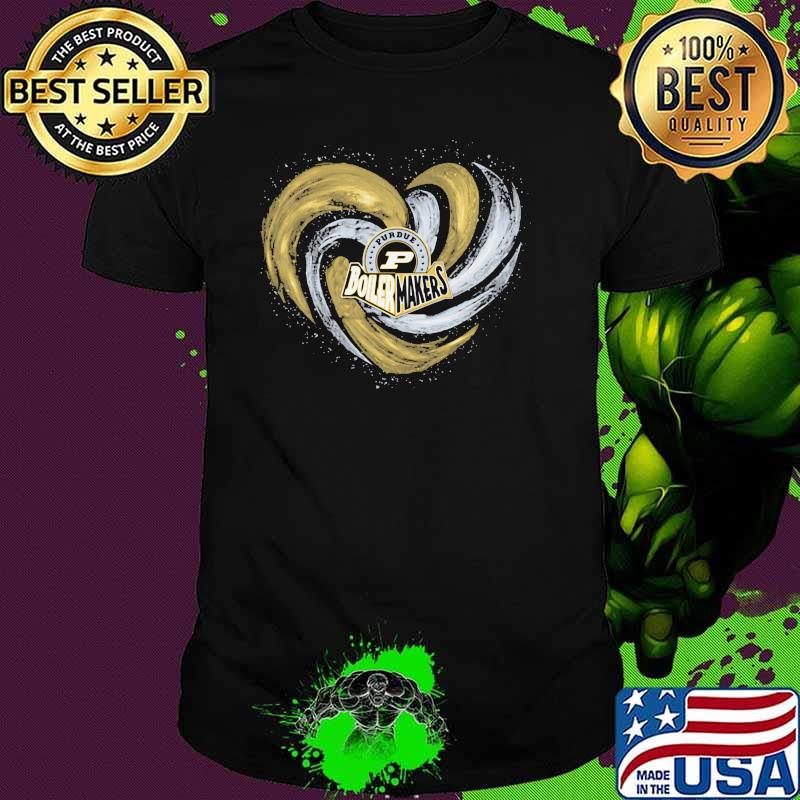 Purdue Boller Makers Heart Shirt