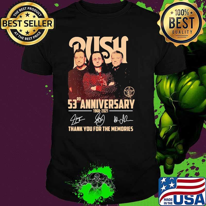 Push 53rd Anniversary 1968 2021 Thank You For The Memories Signature Shirt