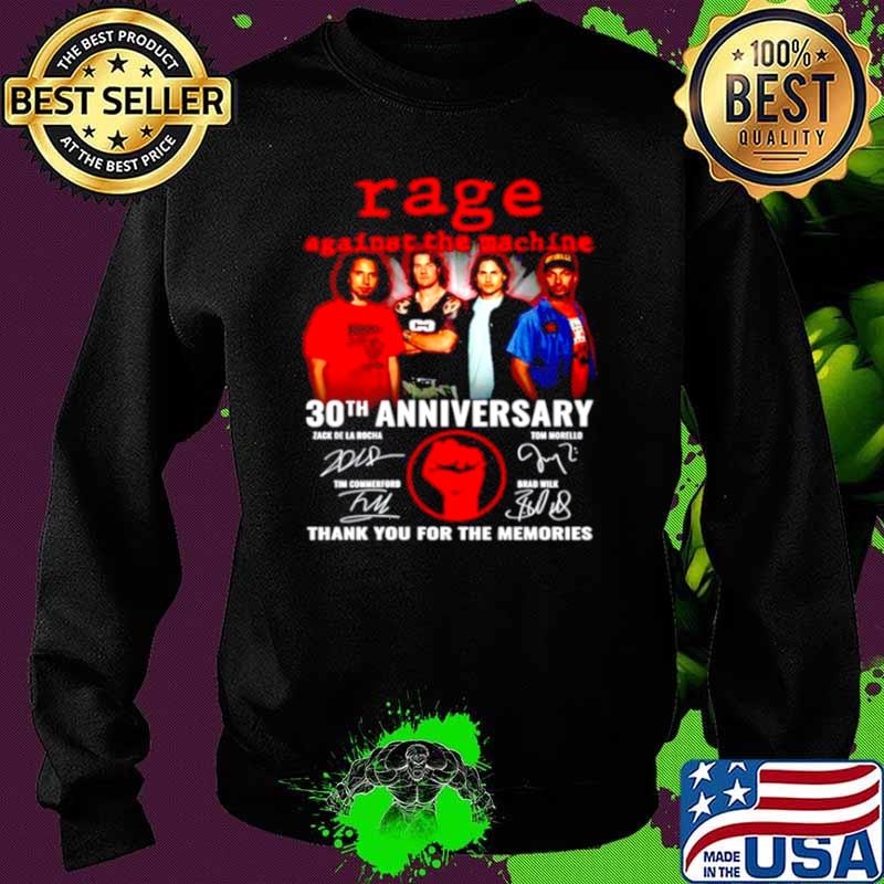 Rage against the machine 60Th anniversary signature thank for the memories Sweater Rage against the machine 60Th anniversary signature thank for the memories Sweater