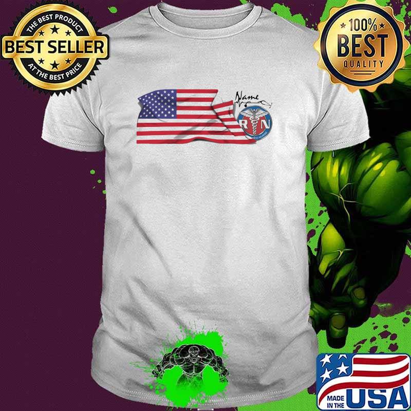 Registered Nurse American Flag Shirt