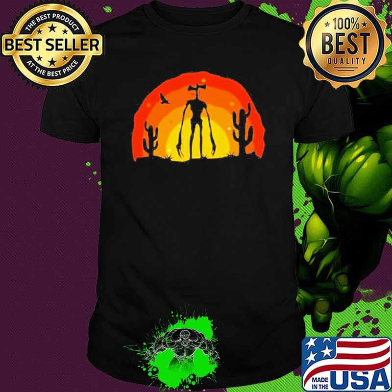 Siren Head Costume For Boys Desert Saguaro Plants shirt