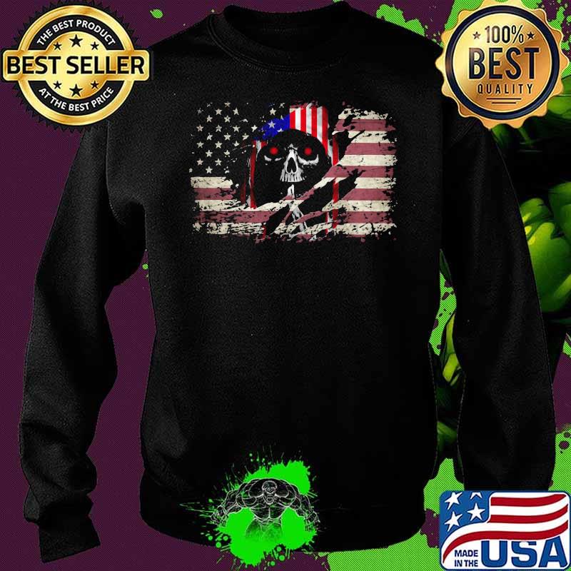 Skull American flag Sweater Skull American flag Sweater
