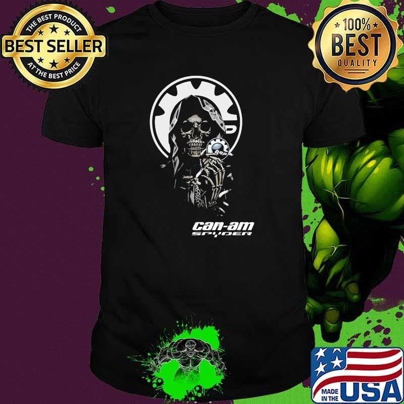 Skull Hug Can Am Spyder Brp Logo Shirt
