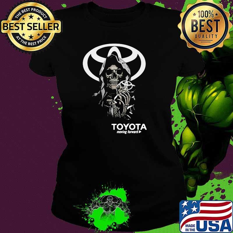 Skull Hug Toyota Moving Forward Logo Shirt Ladies tee Skull Hug Toyota Moving Forward Logo Shirt Ladies tee