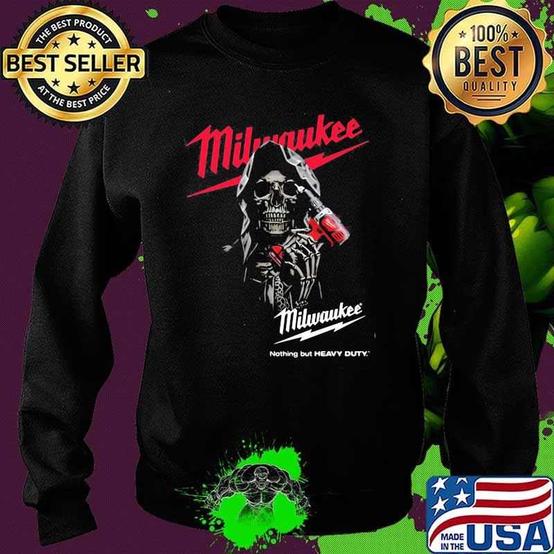 Skull With Logo Milwaukee Nothing But Heavy Duty Shirt Sweater Skull With Logo Milwaukee Nothing But Heavy Duty Shirt Sweater