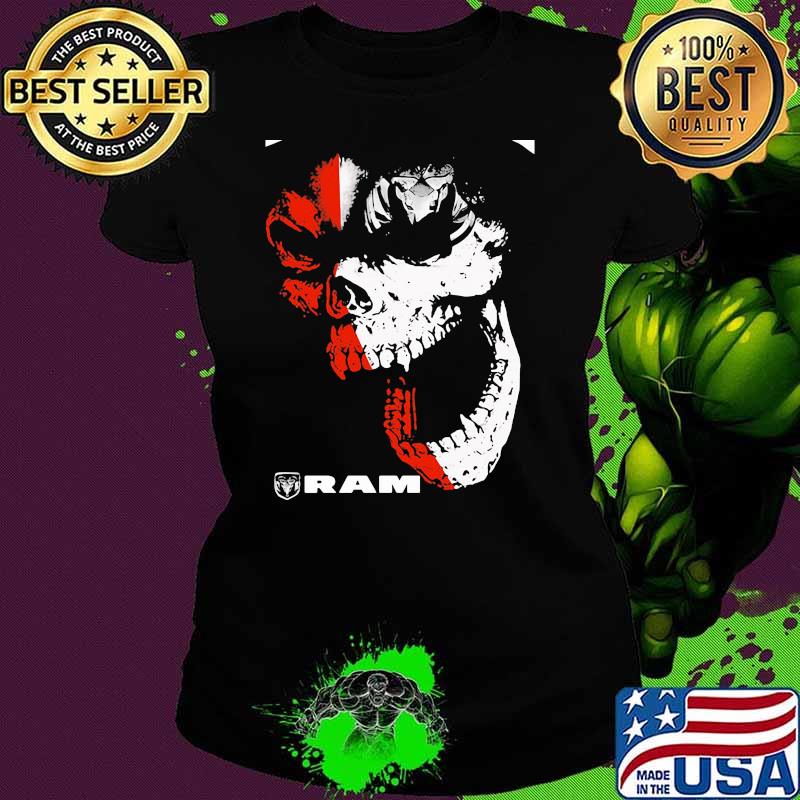 Skull With Logo Ram Trucks Shirt Ladies tee Skull With Logo Ram Trucks Shirt Ladies tee
