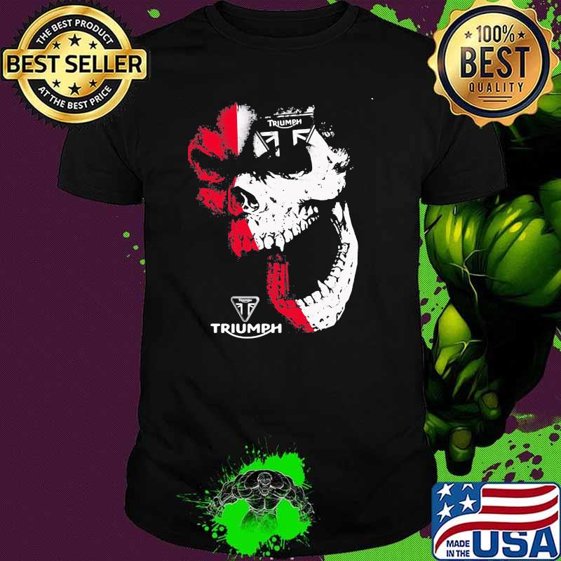 Skull With Logo Triumph Shirt