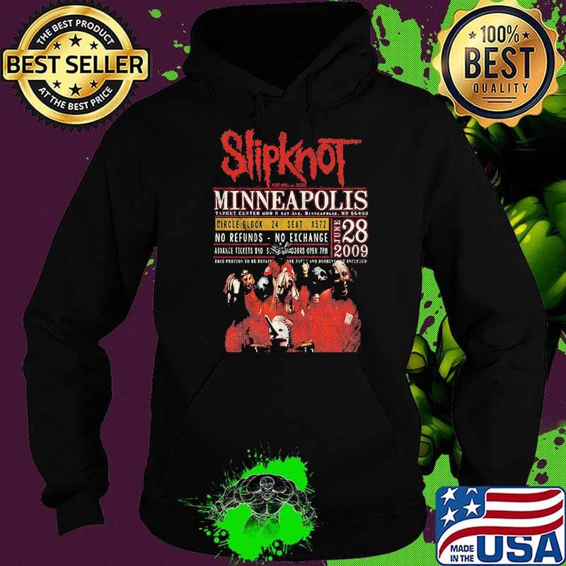 Slipknot 'Minneapolis '09' Shirt Hoodie Slipknot 'Minneapolis '09' Shirt Hoodie